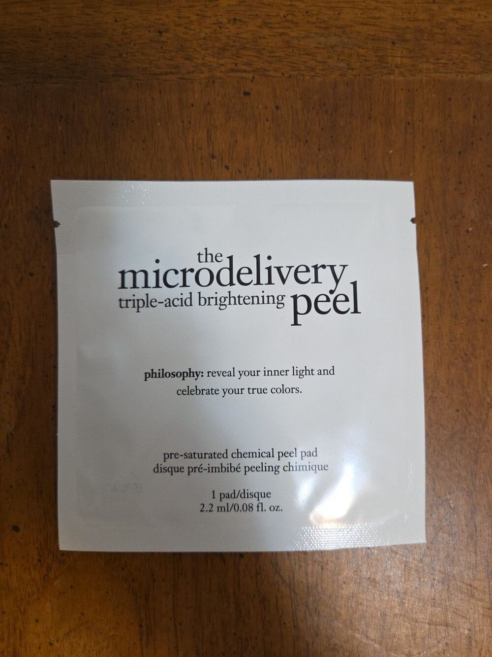 Philosophy The Microdelivery Triple Acid Brightening Peel Chemical Peel Pad (5)